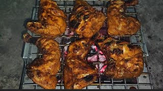 Winter Barbecue Party❗bbq chicken Recipe ❗ Easy Rooftop Setup  Barbecue Chicken Recipe/BBQ Chicken