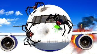 SPIDERS CAUSE PLANE CRASH! (Teardown)