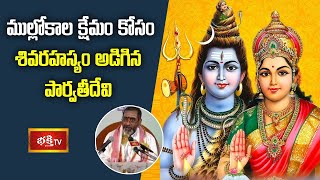 ముల్లోకాల క్షేమం కోసం శివరహస్యం అడిగిన పార్వతీదేవి | Shiva Rahasyam | Sri Samavedam Shanmukha Sarma