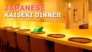 Eating a 9-Course Michelin Japanese Dinner | Ginza Adachi Naoto 銀座 安達直人