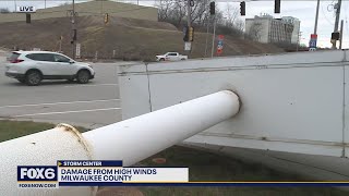 Damage from high winds in Milwaukee County | FOX6 News Milwaukee