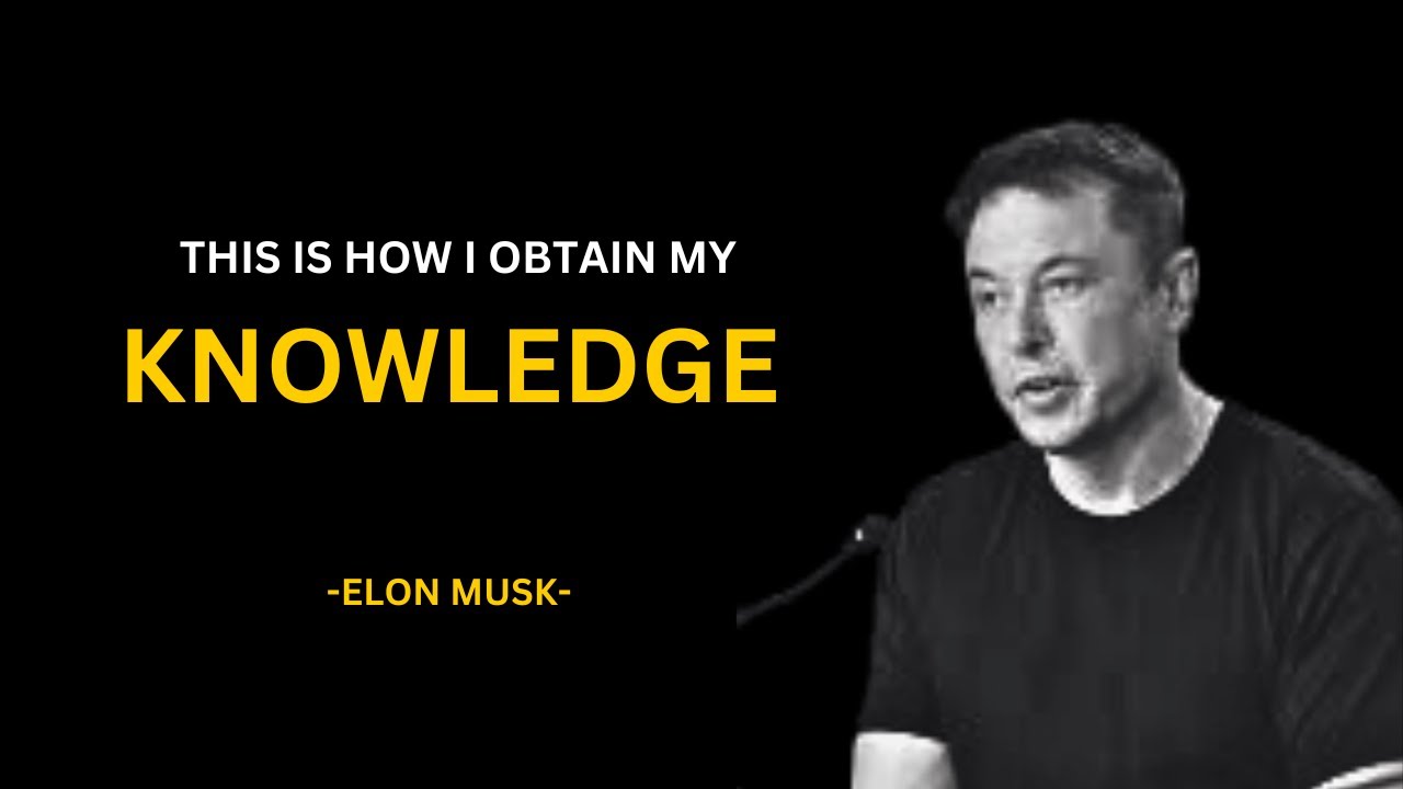 Simple But EXTREMELY Effective Way ELON MUSK Became So SMART ...