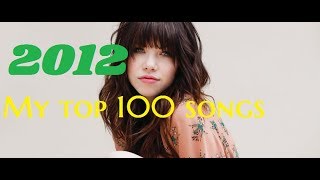 My top 100 songs of 2012