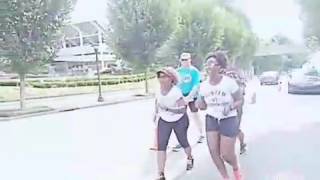 RunFam Hotlanta Half Cheer Squad was Lit!