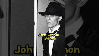 The Secret Behind David Bowie's Hits: John Lennon's Advice #DavidBowie #Shorts #youtubeshorts