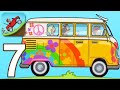 Hill Climb Racing - Gameplay Walkthrough Part 7 - Hippie Van (iOS, Android)