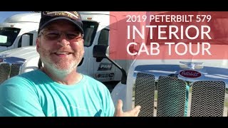 2019 Peterbilt 579 Interior Truck Tour - Cab, Sleeper, Storage \u0026 More!