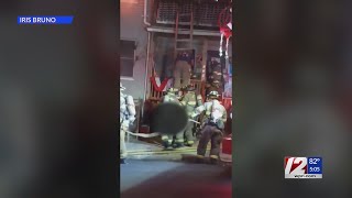 Firefighter recounts rescuing man from Providence balcony