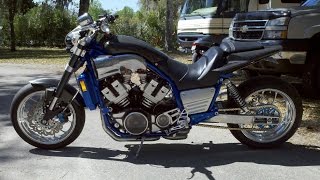 CRAZY MODDED YAMAHA VMAX MOTORCYCLE