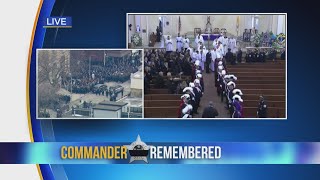 Funeral Mass For Commander Bauer