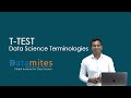 What is T Test - Data Science & Machine Learning Interview Questions