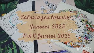 Coloriage terminé janvier 2025 - PAC février 2025