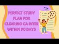 How To Prepare For CA Inter In 3 Months || CuriousTax