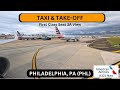 American Airlines Airbus A321 Neo First Class view Taxi &Takeoff from Philadelphia PHL #travelvlog