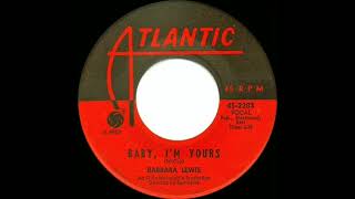 Barbara Lewis   Baby I’m Yours 1965