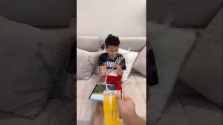 Empty water cup prank on Brother 🤣 #shorts