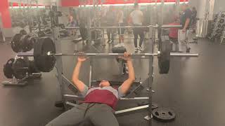 Bench Pressing 225lbs for 2 @115lbs bodyweight