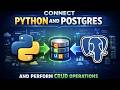 How to connect Python and postgreSQL | @learnwithmejay