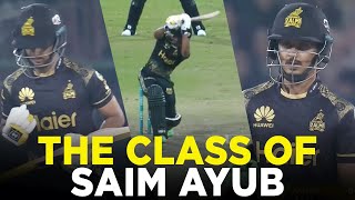 The Class of Saim Ayub | Lahore Qalandars vs Peshawar Zalmi | Match 12 | HBL PSL 9 | M2A1A