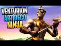 FORTNITE - Art Deco Ninja VENTURION Kicks Projectiles! Save The World Review