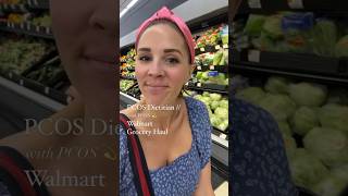 🛒Affordable PCOS Grocery Haul! *Walmart Edition*🫐 #pcos  #groceryhaul #shorts