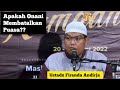 Apakah Onani Membatalkan Puasa ?? || Ustadz Firanda Andirja