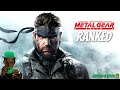 Top 5 Best Metal Gear Solid Games - Heaaaps O Snakes