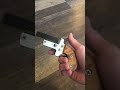 Homemade derringer with new wood grips