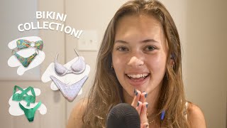 ASMR | Bikini Collection pt. 1 (close whispers, fabric sounds)