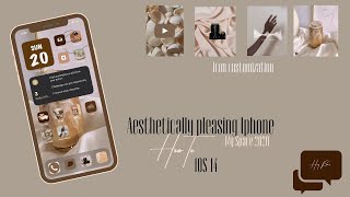 HOW TO: Aesthetic iPhone Customization with iOS 14! Widgets + Shortcuts + Apps |8 Easy Steps