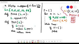 CBSE | Class 12 | Computer Science | Stacks | Practical | Tamil | English