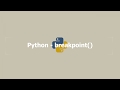 Python - Breakpoint