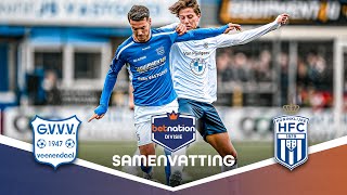 Gelijkmaker in LAATSTE MINUUT door KEEPERSFOUT 😱 | G.V.V.V. vs. Koninklijke HFC | Samenvatting