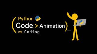 Python Code - Animation vs coding #python #pythonanimation #code #learnpython