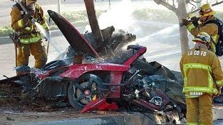 Paul Walker Car Accident Burning Footage