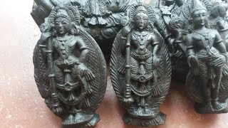 Shaligram  ki murti  - sri udupi krishna vigrah - gandaki  rivar shaligram - shaligram stone