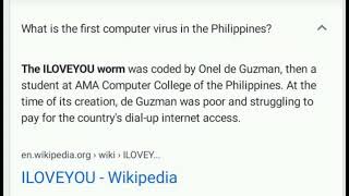 First computer virus in Philippines