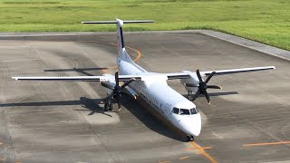 RAC 琉球エアコミューター ボンバルディア DHC8-Q400CC エンジン始動〜タキシング