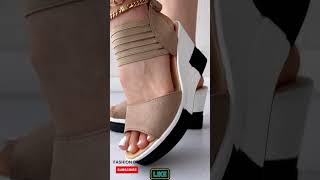 جديد❗أجمل أحذية نسائية صنادل صيف 2023 Shoes collection part #shortvideo