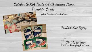 October 2024 Nests Of Christmas Paper Pumpkin Kit