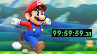 I Did a SPEEDRUN of an INCREDIBLE Mario Maker 2 Super World...