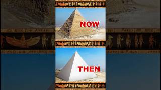 The stunning look of Great Pyramids in ancient times #shortsvideo