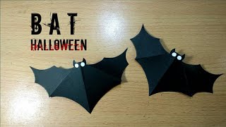 HALLOWEEN 🦇 How to make paper BAT ? DIY วันฮาโลวีน🎃