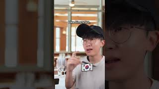 When a foreigner eats Kimchi in Korean restaurants