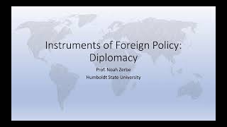 Diplomatic Tools of Foreign Policy