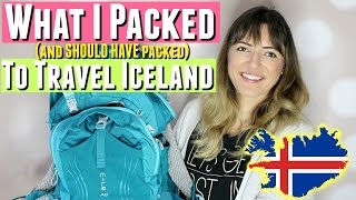 ICELAND PACKING LIST for WINTER: What to pack to Iceland & What I SHOULD HAVE packed for Iceland!