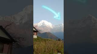 Breathtaking views of the Himalayas from Pokhara || 20 seconds of Pokhara's mountain paradise