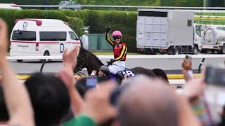 【4K】 安田記念　ソングラインと戸崎騎手のウイニングラン。Yasuda Memorial Songline and Tosaki Jockey's Winning Run