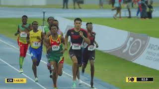 CARIFTA50: 800m U-20 Boys Final | SportsMax TV