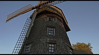 Vilnius Pilaite wind mill. Pilaitės malūnas. Lithuania(+EN subs +RU титры)